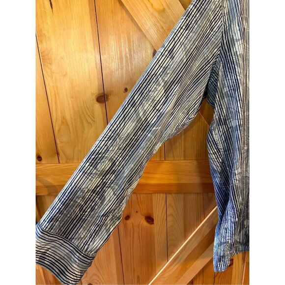 dagr Men's Multi-Color Striped /Floral Long Sleeve Button Down Shirt Size XL (42 - Picture 2 of 5